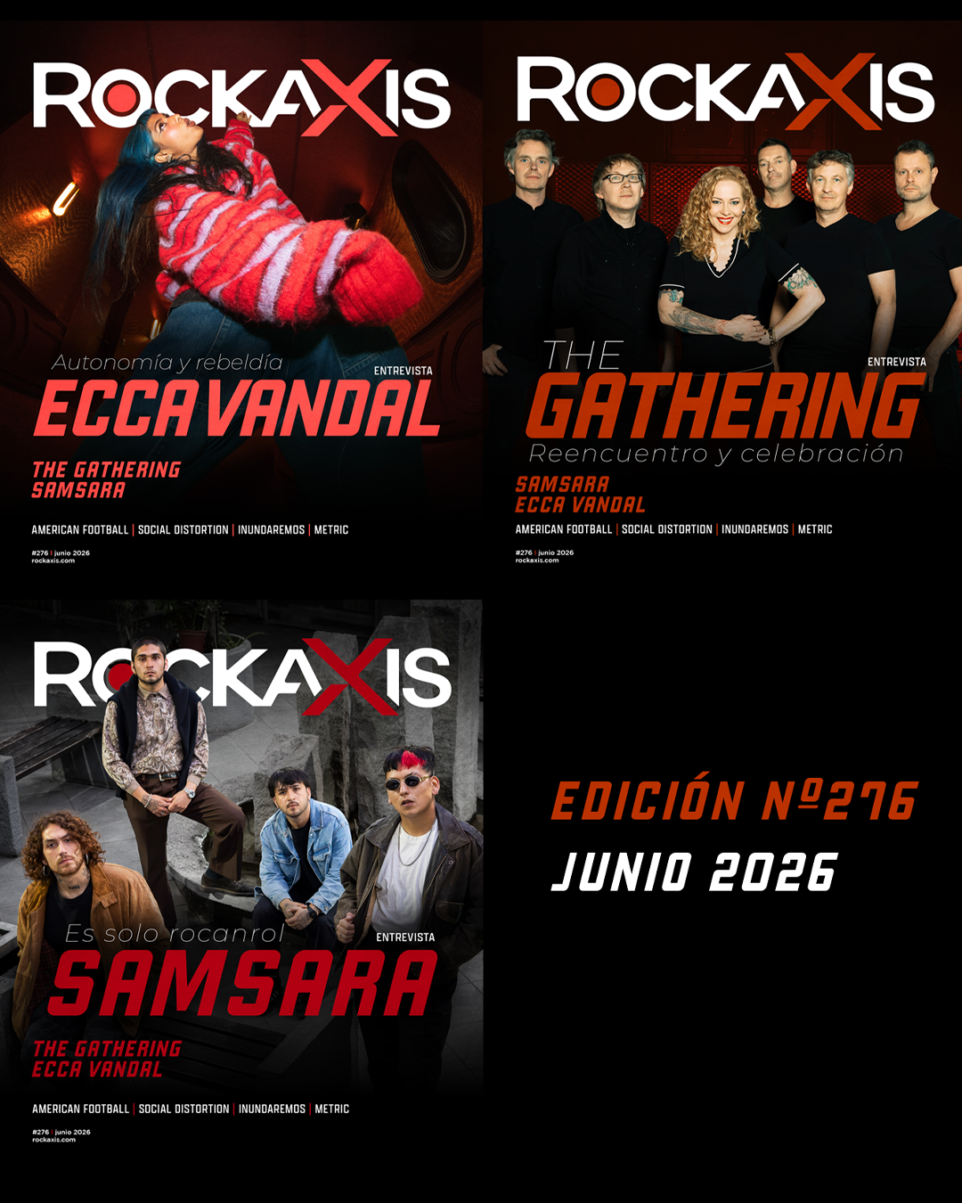 Revista #Rockaxis276: Ecca Vandal, Samsara, The Gathering y más